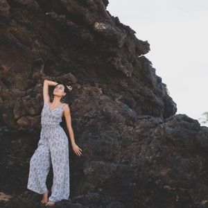 NWT Khush Manu Jumpsuit in Ular Gray XS